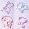 Unbranded; Kids DIY Bead Jewelry Making Kit with 400+ Beads & Charms for Creative Bracelets Necklaces Rings, Children Mermaid Starfish Shell Princess Necklace Bracelets Making Art Craft Bead Kit for Girls; Category:Jewelry Cording; Image:5